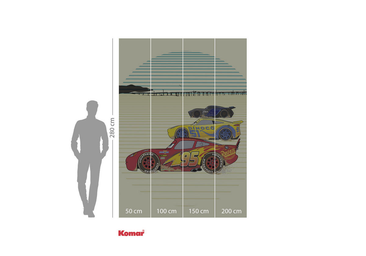 FOTOTAPET 200/280 cm  - multicolor, Trend, textil (200/280cm)