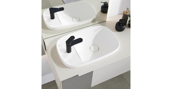 BADEZIMMER in 120 cm - Naturfarben, Design, Glas/Holzwerkstoff (120cm) - Dieter Knoll