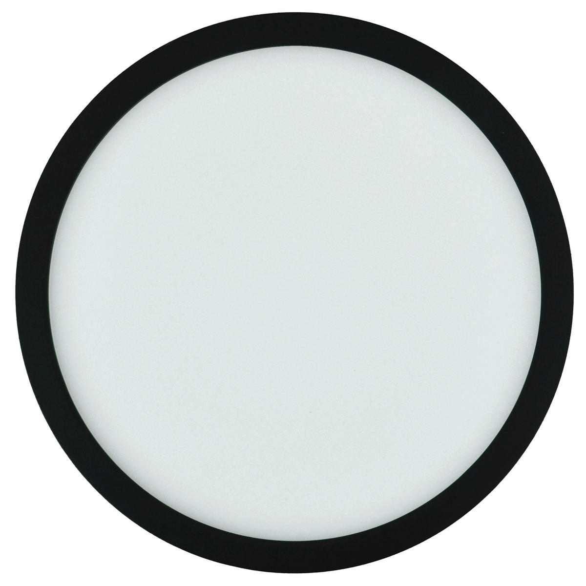 LED-DECKENLEUCHTE Space 30/1,7 cm   - Schwarz, KONVENTIONELL, Kunststoff (30/1,7cm)