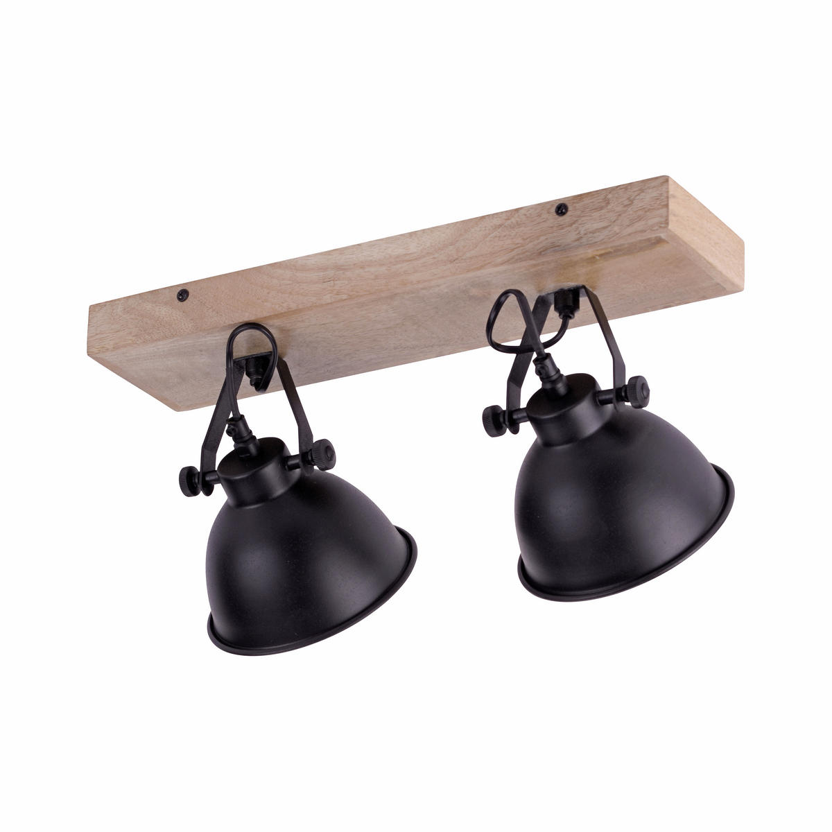 DECKENLEUCHTE SAMIA 44/22/22 cm   - Schwarz, Trend, Holz/Metall (44/22/22cm)