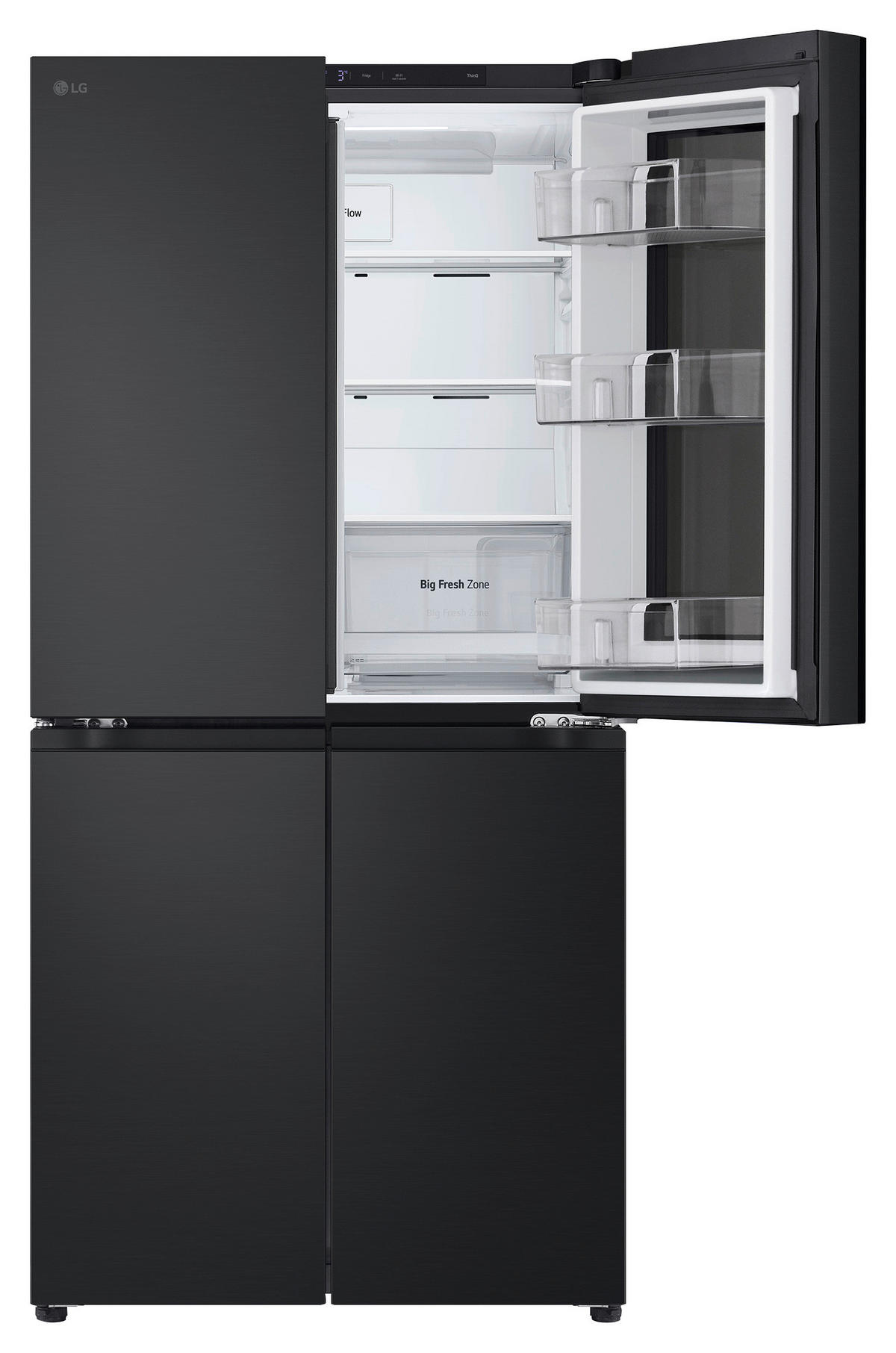 MULTI-DOOR 83.5/178.7/73 cm GMV860EPDE  - Schwarz, Trend, Glas/Kunststoff (83.5/178.7/73cm) - LG