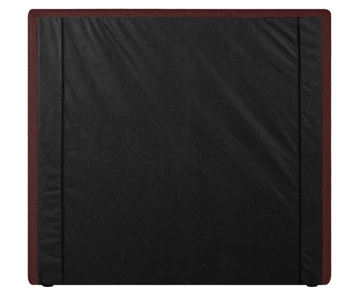 BOXSPRINGBETT 140/200 cm,  in Dunkelrot  - Schwarz/Dunkelrot, Design, Kunststoff/Textil (140/200cm) - Welnova