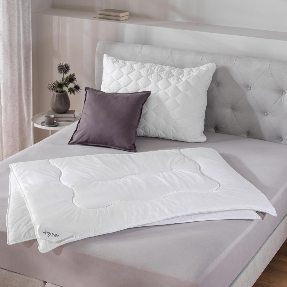 EGÉSZ ÉVES PAPLAN 140/200 cm  - fehér, Basics, textil (140/200cm) - Sleeptex