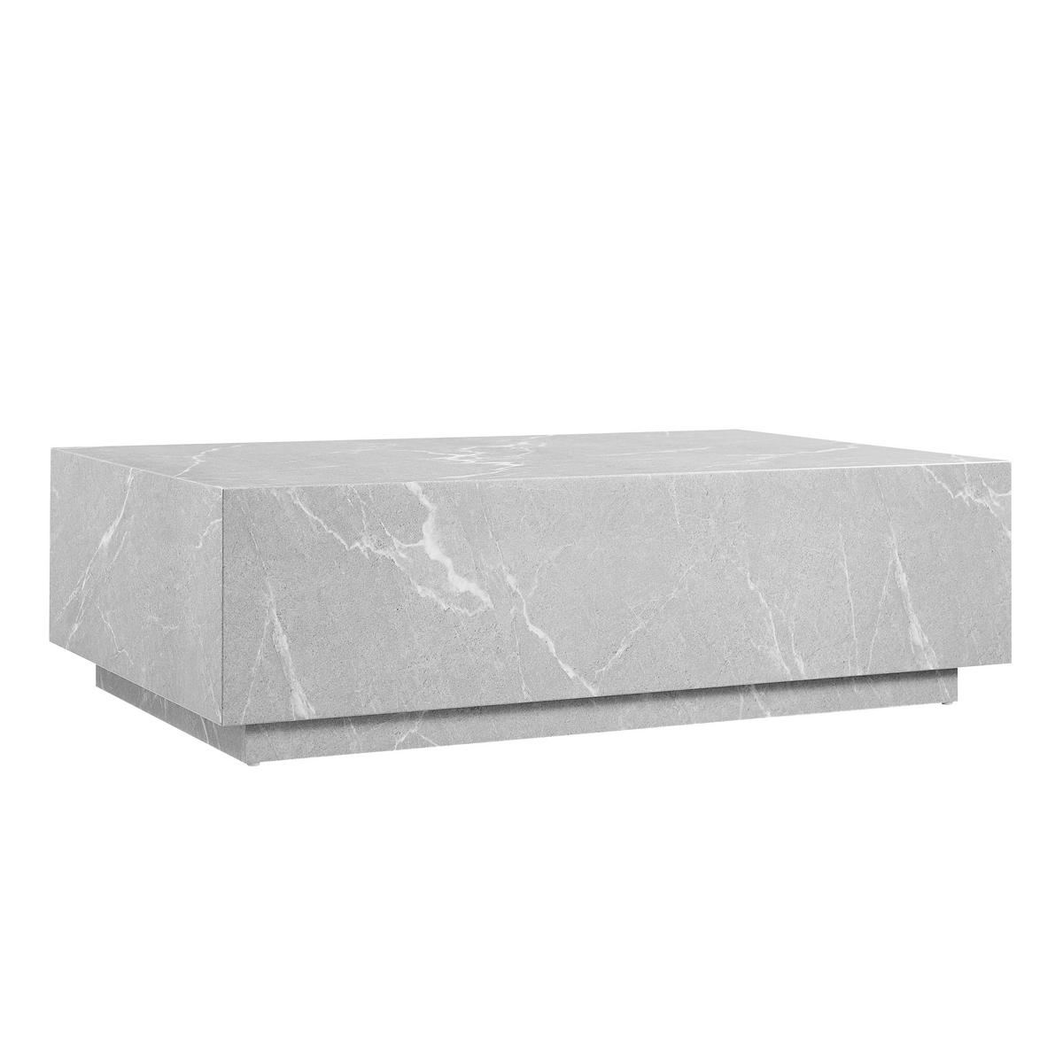 COUCHTISCH 120/75/35 cm rechteckig Grau  - Grau, Design, Holzwerkstoff (120/75/35cm) - Livetastic