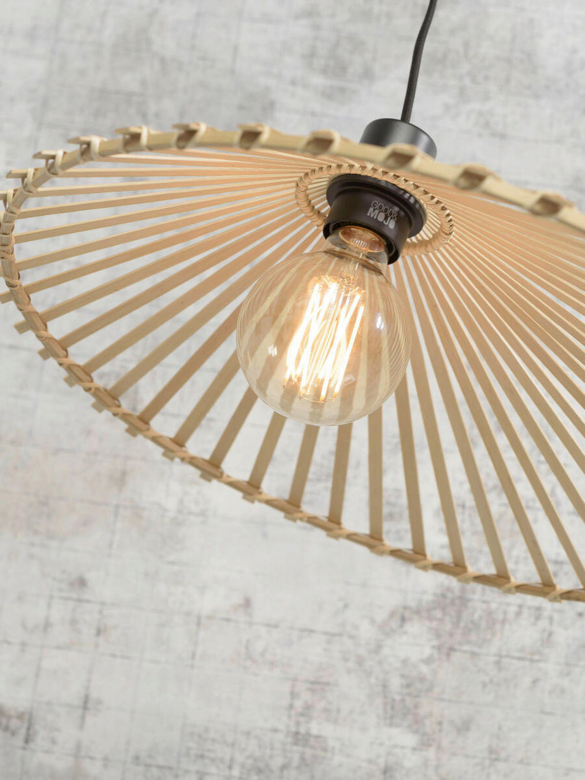 HÄNGELEUCHTE 60/14 cm  - Naturfarben, Trend, Holz (60/14cm) - Good & Mojo