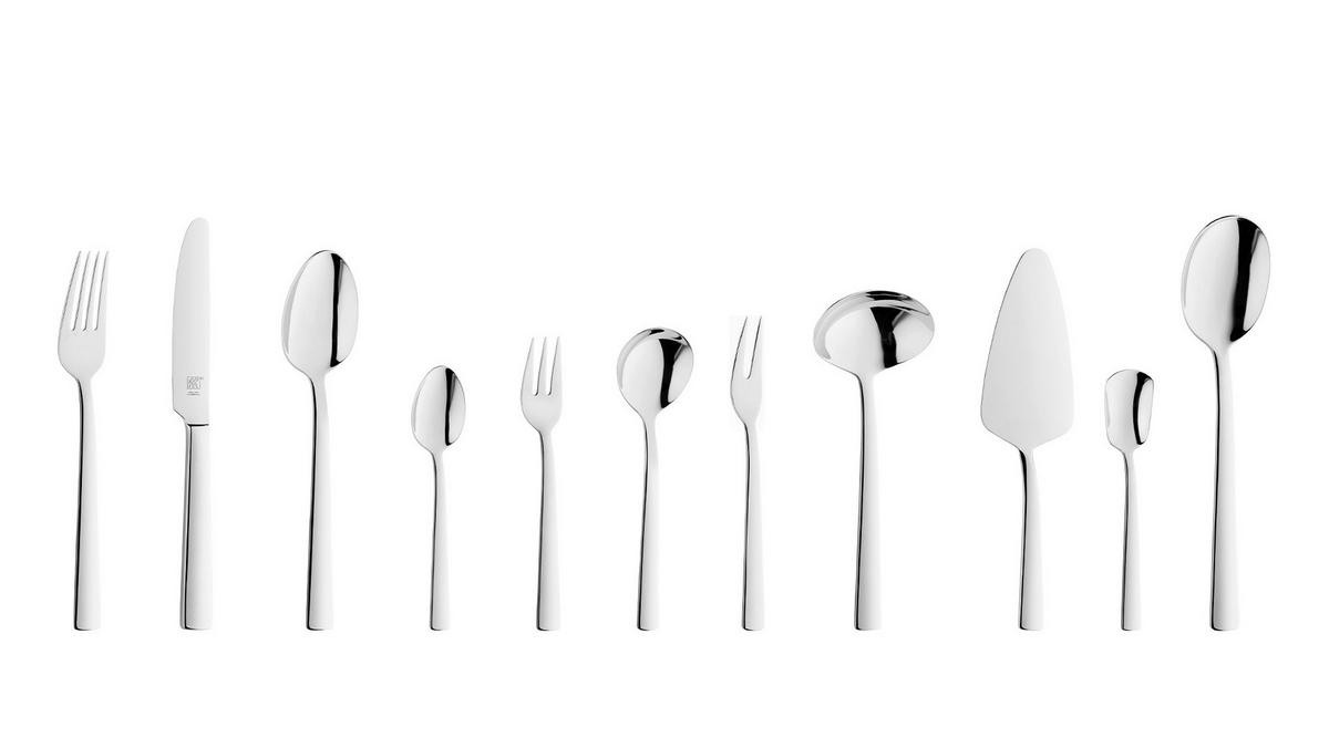 BESTECKSET 68-teilig Edelstahl  - Edelstahlfarben, KONVENTIONELL, Metall - Zwilling