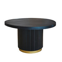 COUCHTISCH in Holz 80/80/45 cm  - Goldfarben/Schwarz, MODERN, Holz (80/80/45cm) - MID.YOU