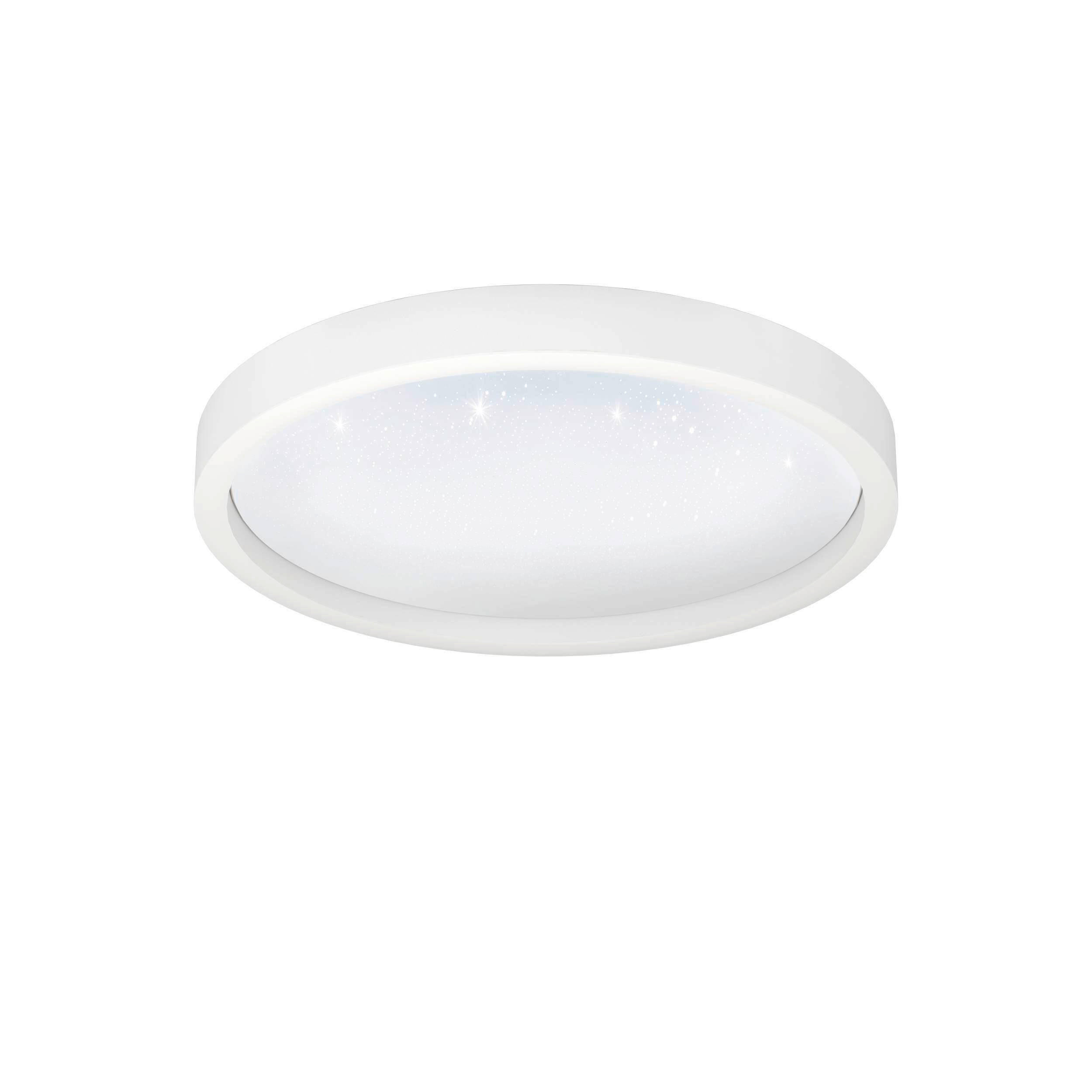 DECKENLEUCHTE Montemorelos-Z  Smart 42/7 cm   - Weiß, Design, Kunststoff/Metall (42/7cm) - Eglo