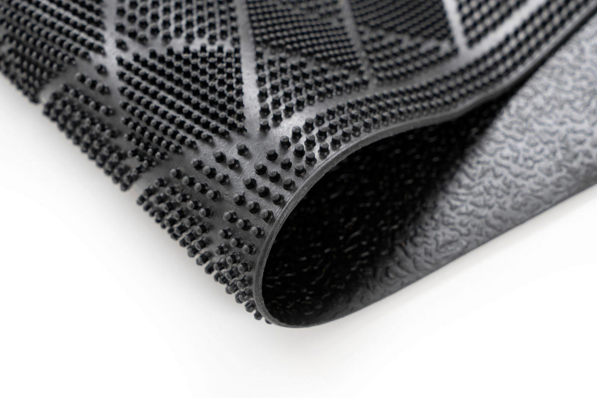 FUßMATTE  40/60 cm  Rot  - Rot, Basics, Kunststoff (40/60cm) - Kayoom