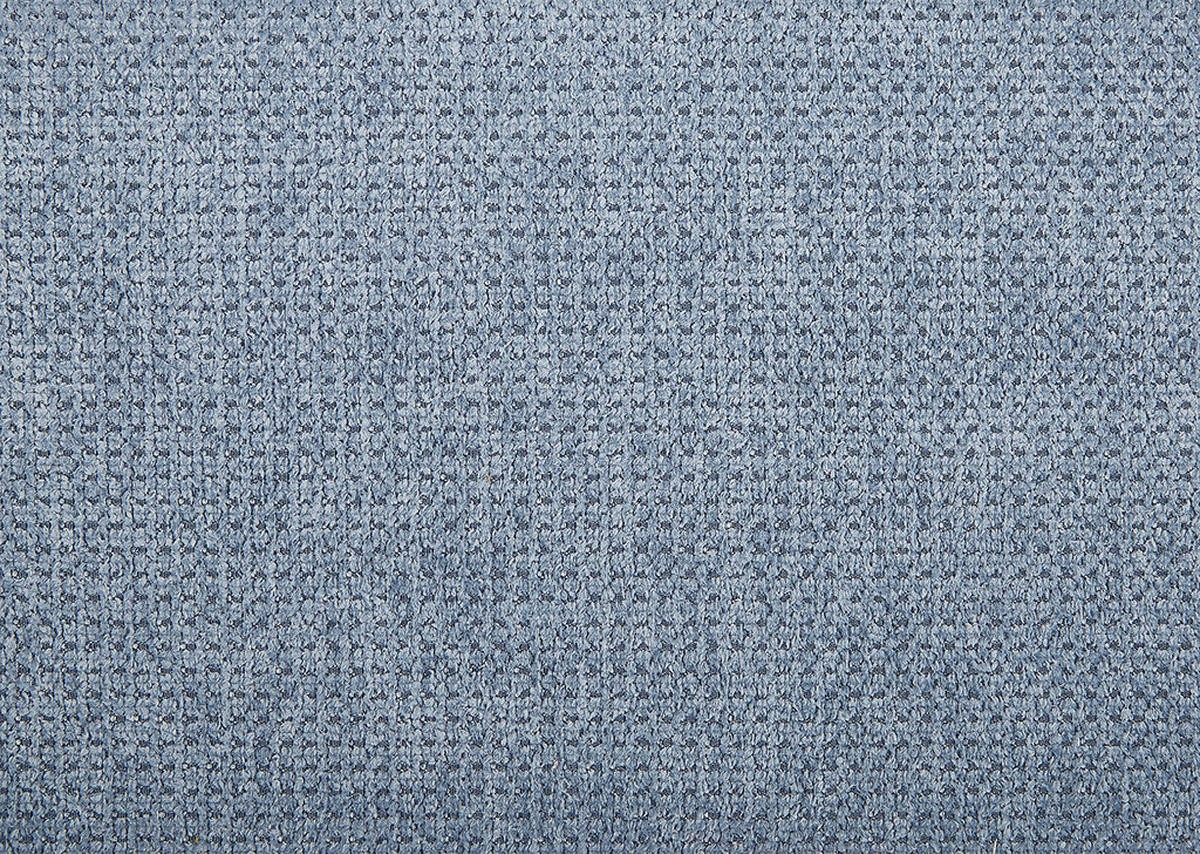2,5-SITZER in Flachgewebe Hellblau  - Schwarz/Hellblau, Design, Kunststoff/Textil (240/70/125cm) - Xora