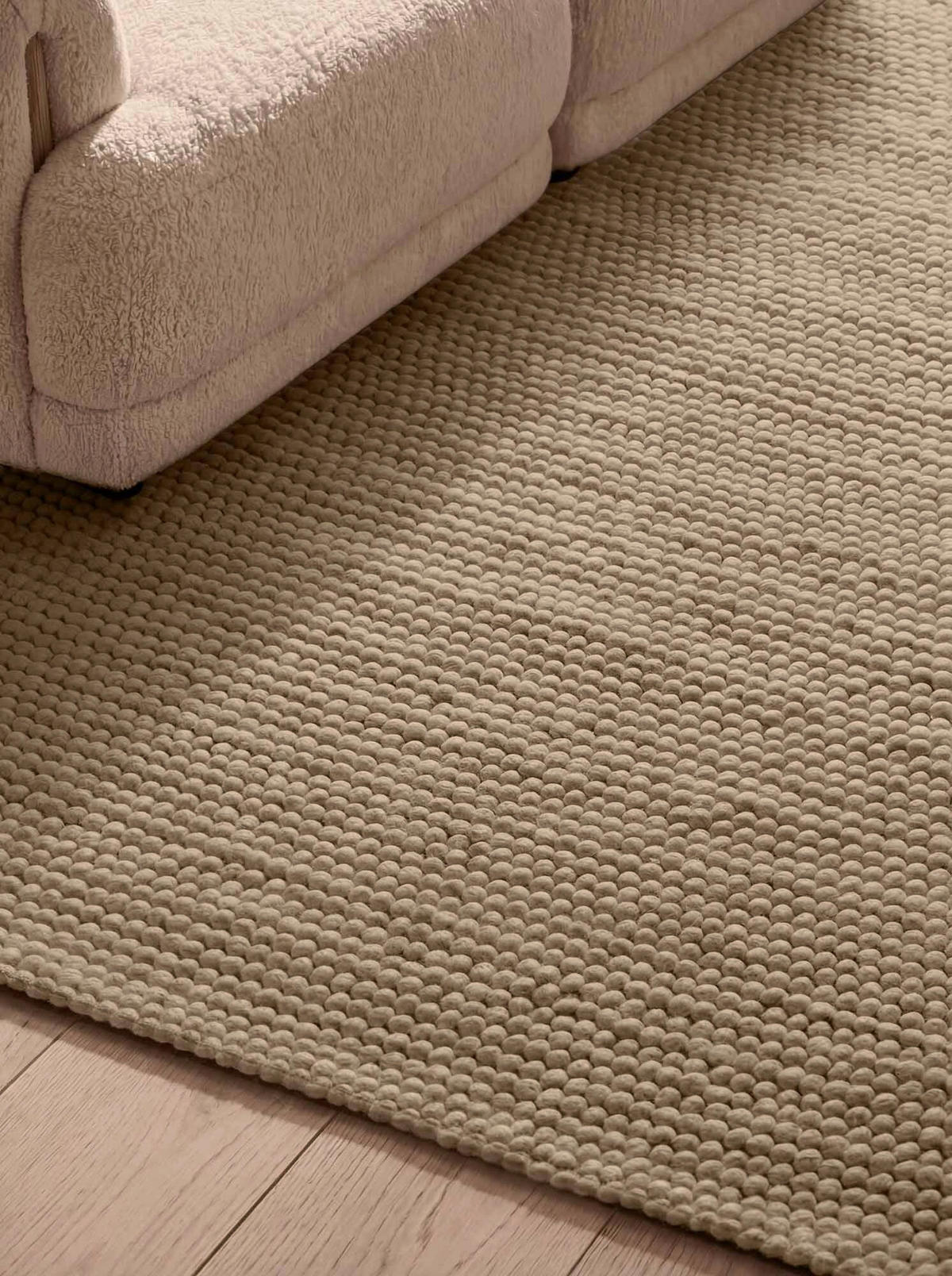 WOLLTEPPICH 120/170 cm Richmond Beige, Beigebraun rechteckig  - Beige/Beigebraun, KONVENTIONELL, Textil (120/170cm) - Ted Baker