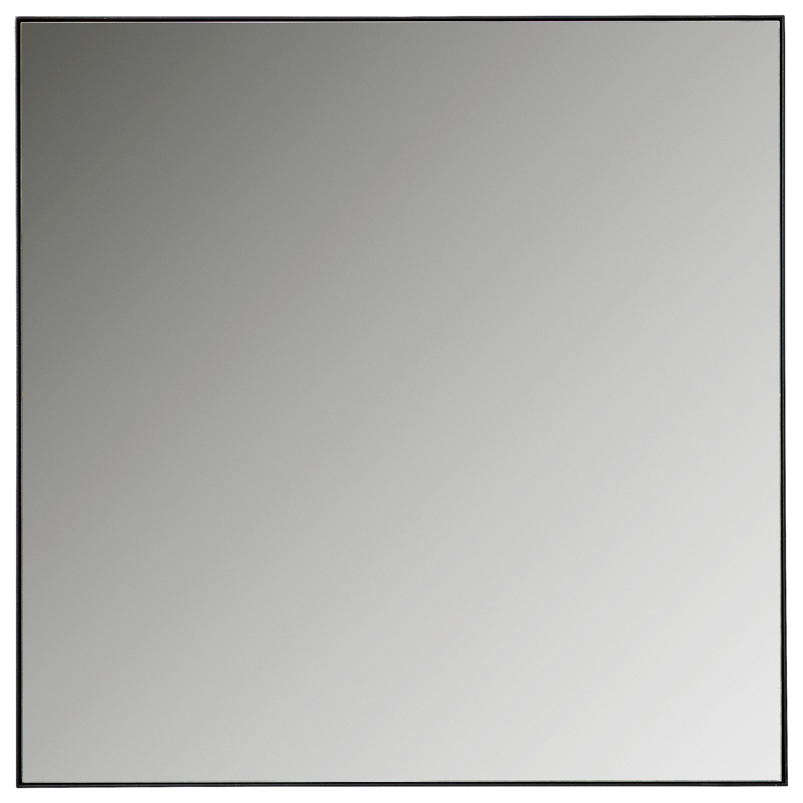 WANDSPIEGEL 85/85/3,7 cm  - Anthrazit, Natur, Glas/Metall (85/85/3,7cm) - Linea Natura