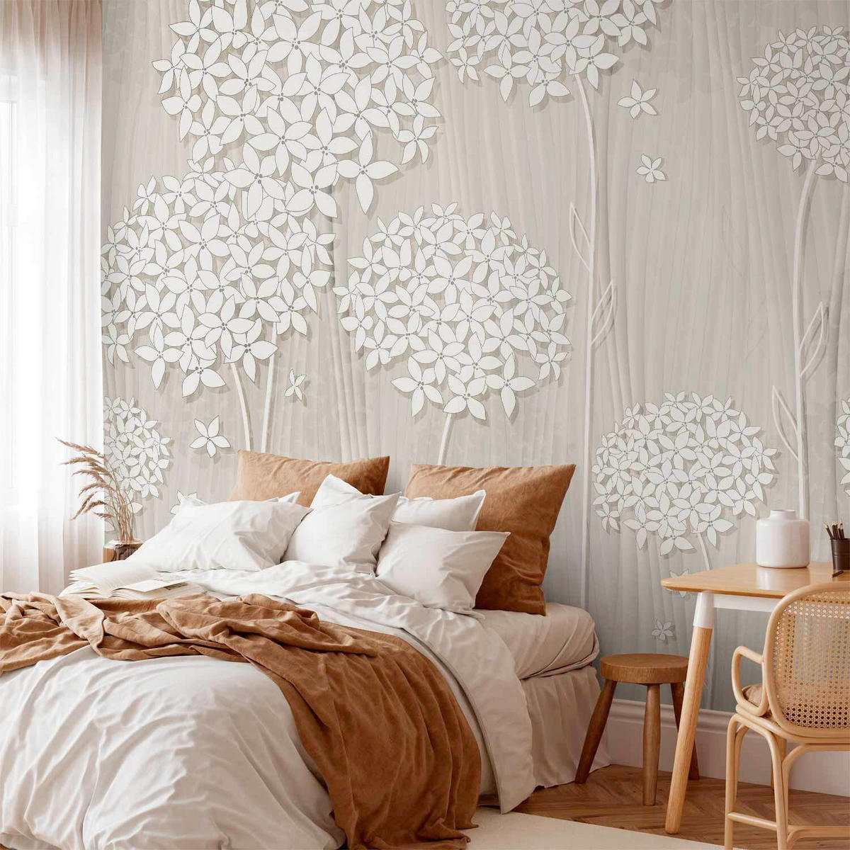 FOTOTAPETE  - Beige/Weiß, LIFESTYLE, Textil (150/105cm) - artgeist