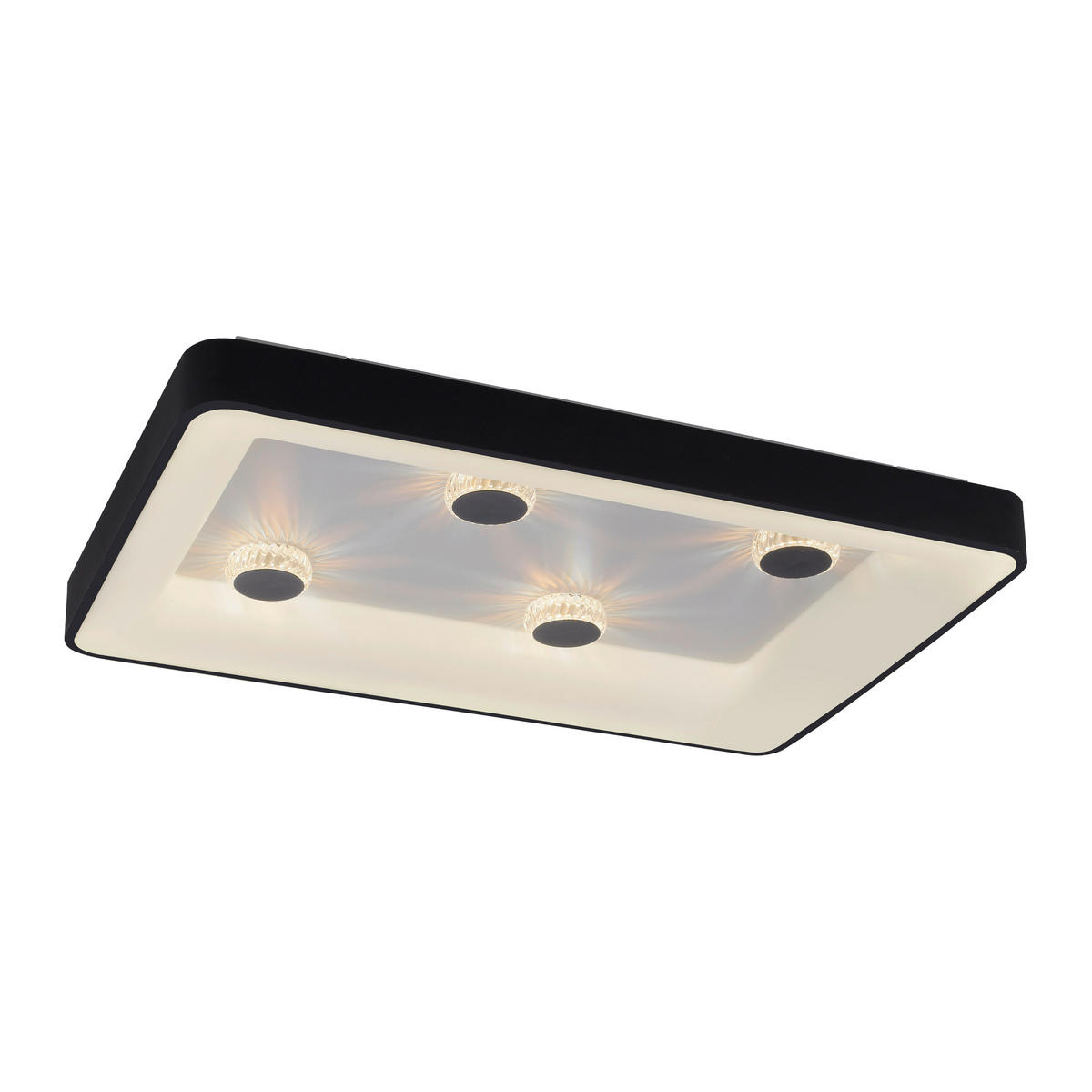 LED-DECKENLEUCHTE 90,5/60,5/10,5 cm   - Basics, Kunststoff/Metall (90,5/60,5/10,5cm)