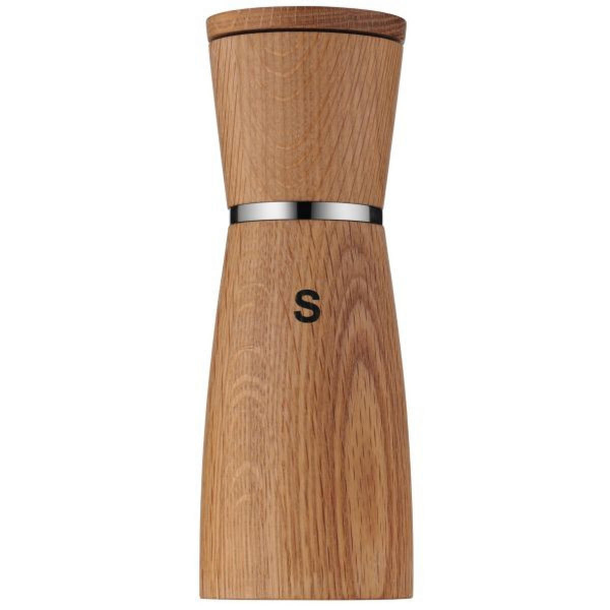 SALZ- UND PFEFFERSTREUER Ceramill Nature  - Braun, Basics, Glas/Holz (17,90cm) - WMF