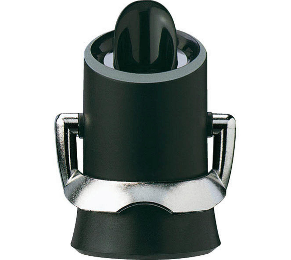 SEKTVERSCHLUSS - Schwarz, Basics, Kunststoff (7.30/5.10/11.70cm) - Vacu Vin