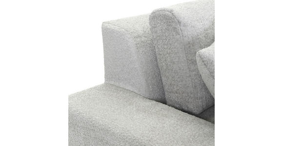 MEGASOFA Struktur, Bouclé Greige  - Greige/Schwarz, MODERN, Kunststoff/Textil (270/76/125cm) - Landscape