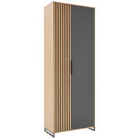 GARDEROBENSCHRANK  in 72/195/37 cm  - Eiche Bianco/Eichefarben, Design, Holz/Holzwerkstoff (72/195/37cm) - Dieter Knoll