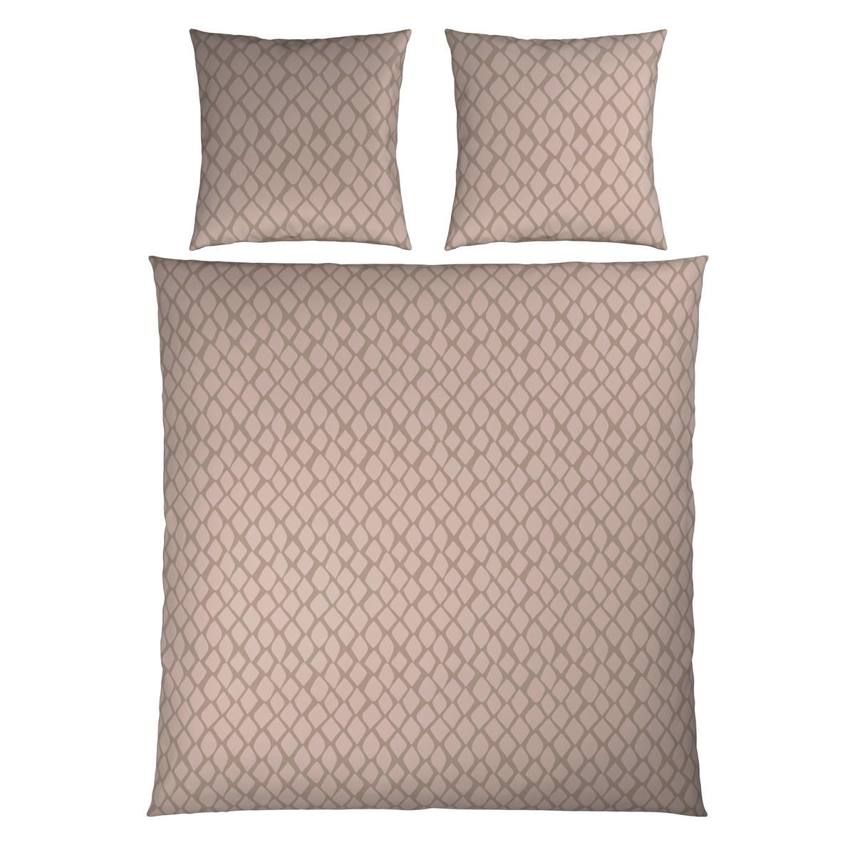 WENDEBETTWÄSCHE STRIPES DK Satin 200/200 cm  - Beige, Design, Textil (200/200cm) - Dieter Knoll