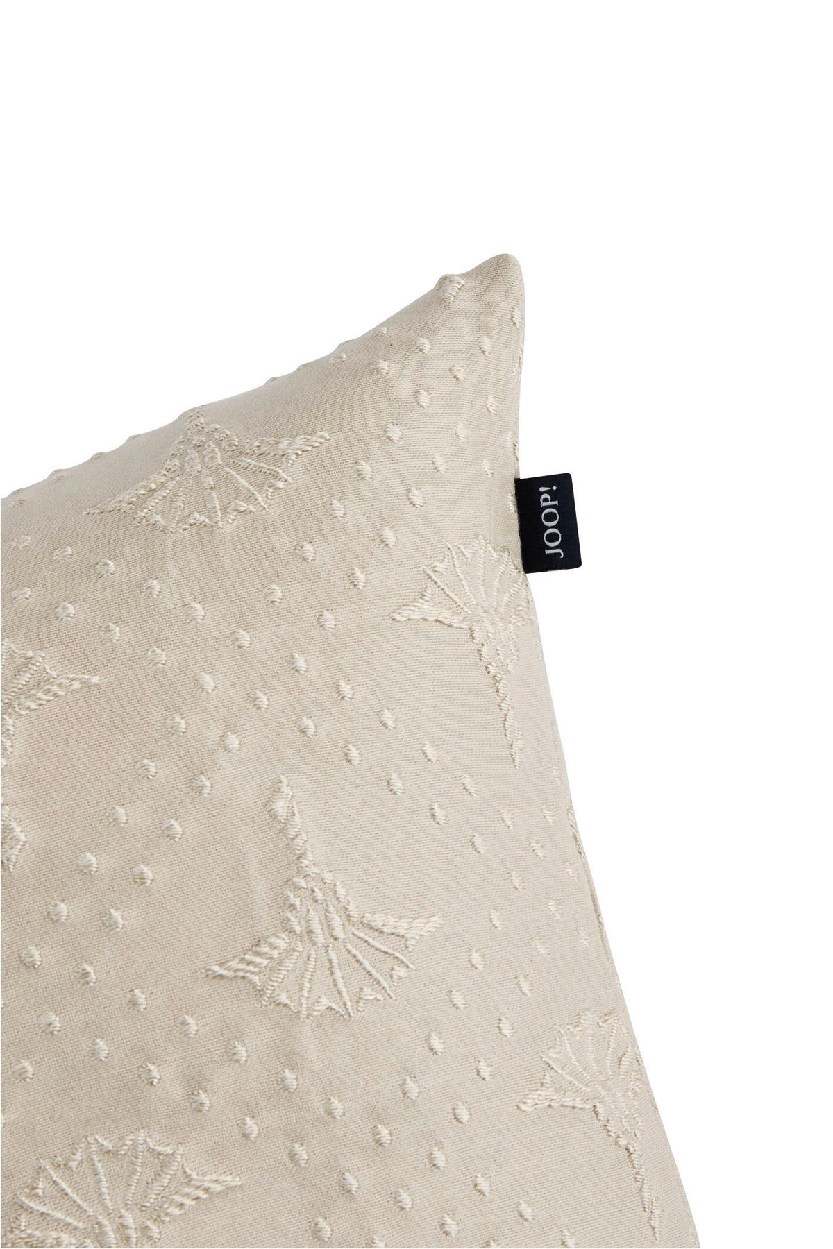 KISSENHÜLLE J! Cornflower Charm natur 40/40 cm  - Creme/Naturfarben, Design, Textil (40/40cm) - Joop!