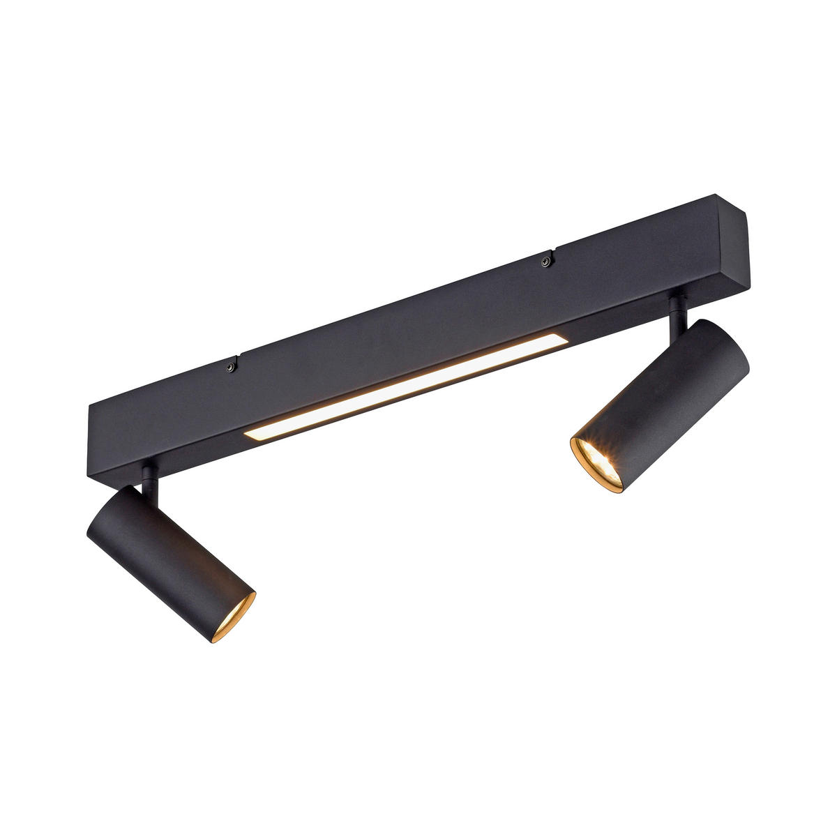 LED-DECKENLEUCHTE 71,5/22/20,5 cm   - Schwarz, Design, Kunststoff/Metall (71,5/22/20,5cm) - Schöner Wohnen