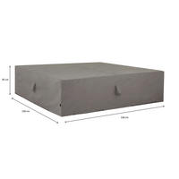 SCHUTZHÜLLE  - Grau, Basics, Kunststoff (130/130/85cm)