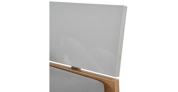 BETT 120/200 cm  in Grau, Eichefarben  - Eichefarben/Grau, MODERN, Holzwerkstoff (120/200cm) - Xora