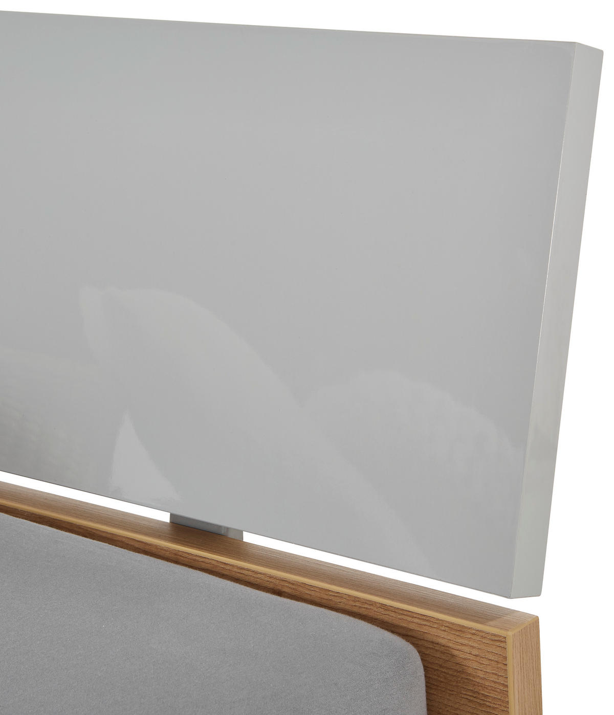 BETT 120/200 cm  in Grau, Eichefarben   - Eichefarben/Grau, Modern, Holzwerkstoff (120/200cm) - Xora