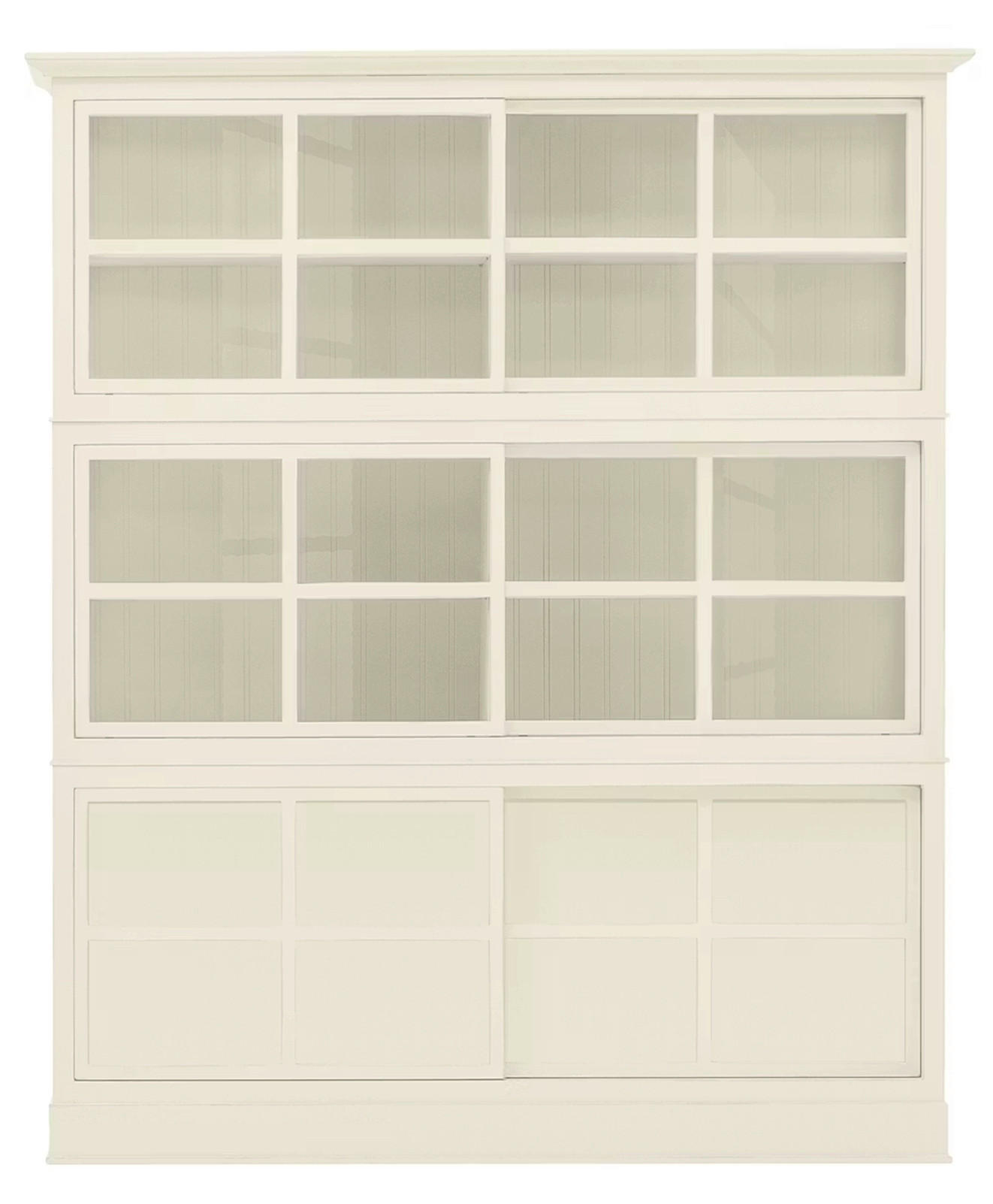 HIGHBOARD UrbanClass in 190,5/219,5/49 cm - Weiß, LIFESTYLE, Glas/Holz (190,5/219,5/49cm) - Livetastic