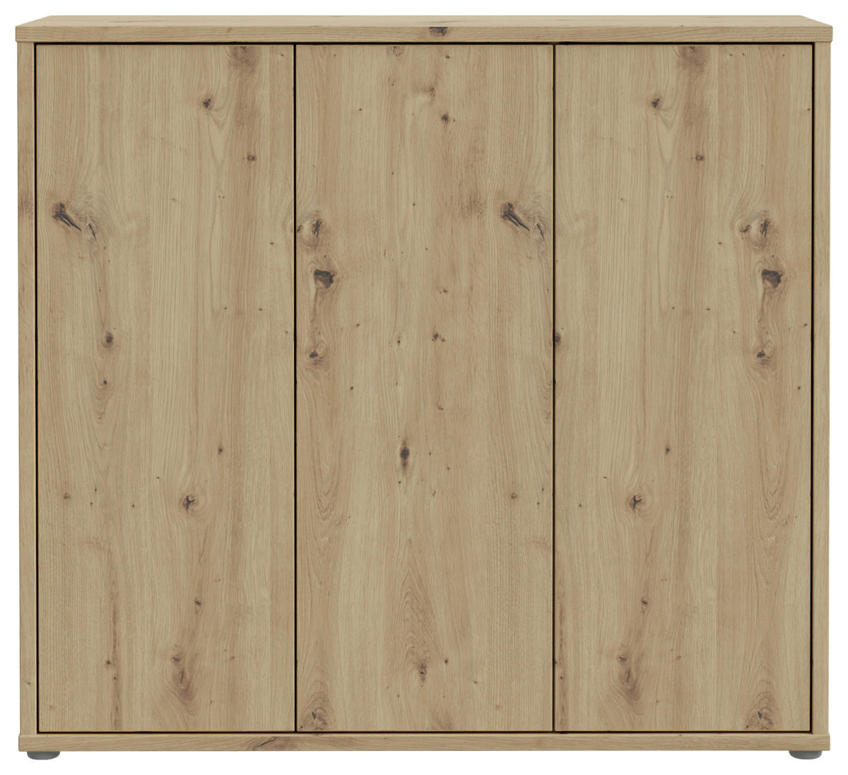Dulap Pentru Pantofi 109,2/99,1/34,9 cm  - stejar Artisan/gri, Modern, plastic/material pe bază de lemn (109,2/99,1/34,9cm) - Modern Living