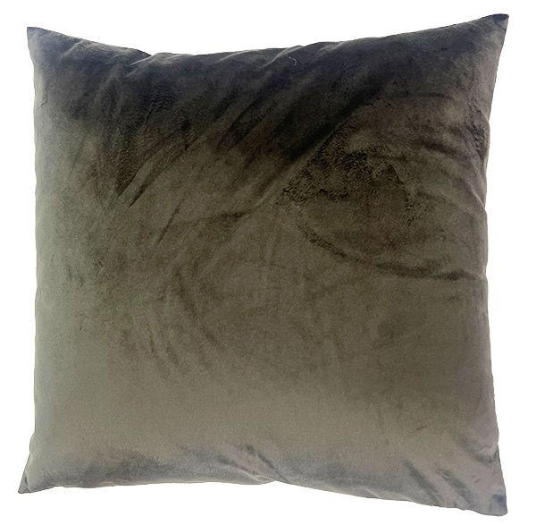 PRYDNADSKUDDE    - mörkgrå, Design, textil (45/45cm)