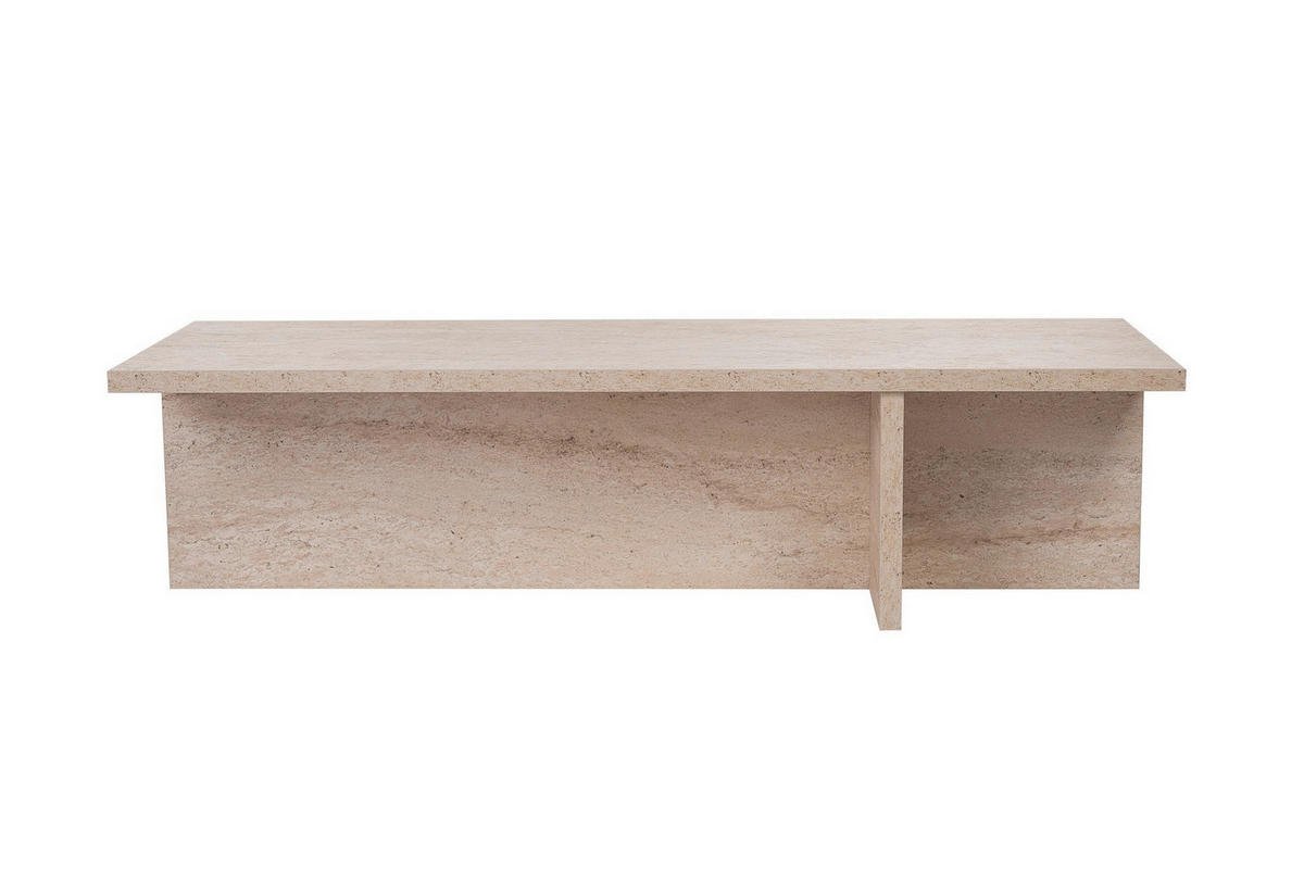 COUCHTISCH Elfenbein  - Elfenbein, MODERN, Holzwerkstoff (120/30/45cm) - MID.YOU