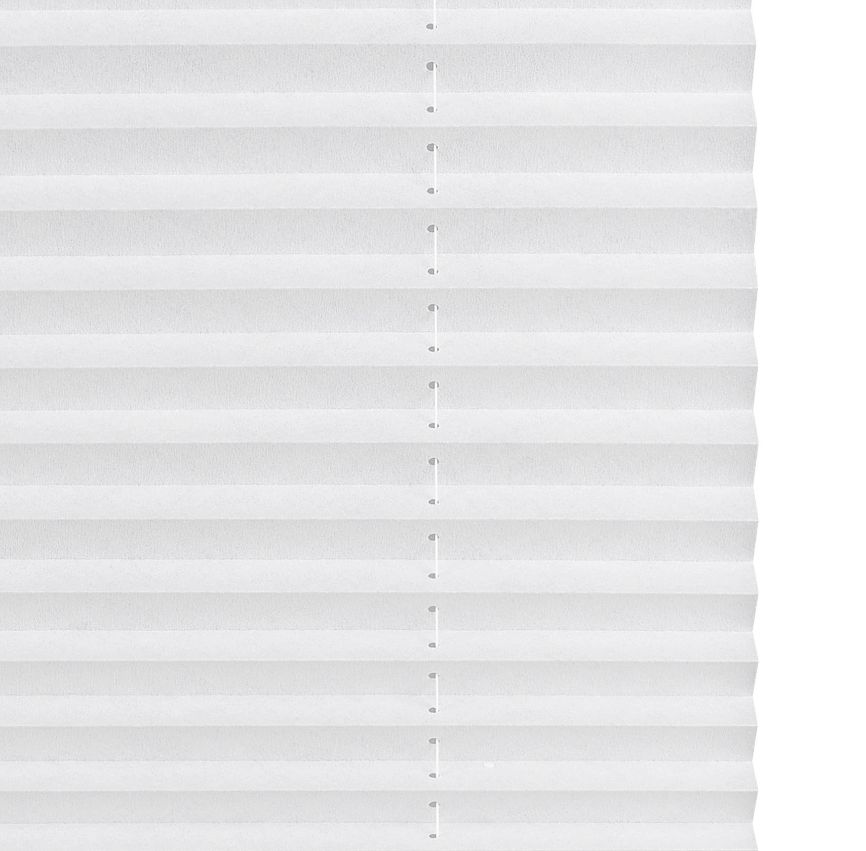 PLISSEE  halbtransparent   90/130 cm   - Weiß, Basics, Textil (90/130cm) - Boxxx