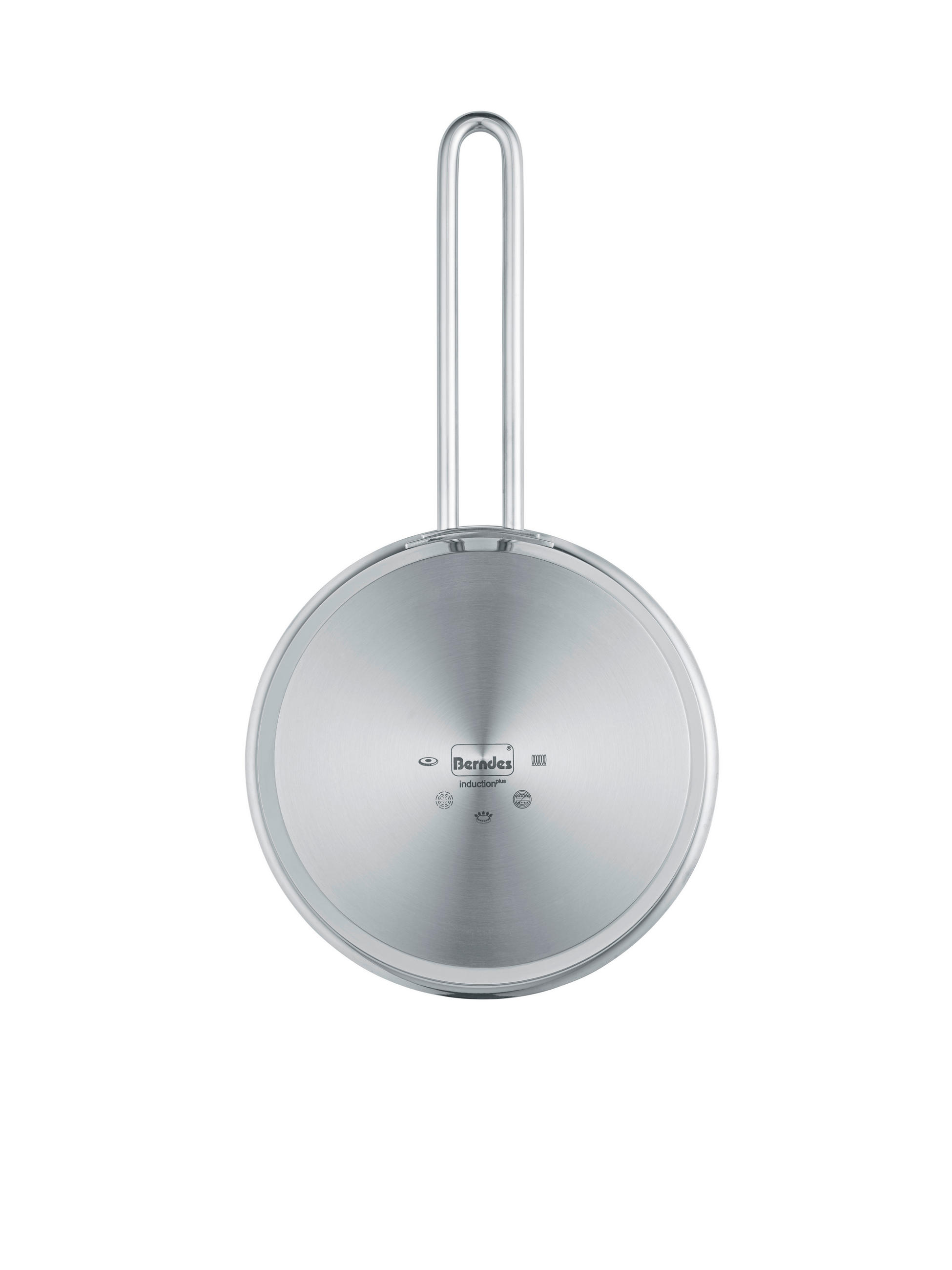 MINIPFANNE b.mini  - Grau Hochglanz, Basics, Metall (15,5/4,5/27,5cm) - Berndes