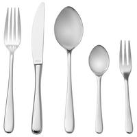 BESTECKSET PASSION 60-teilig Edelstahl  - Edelstahlfarben, Design, Metall - Rösle