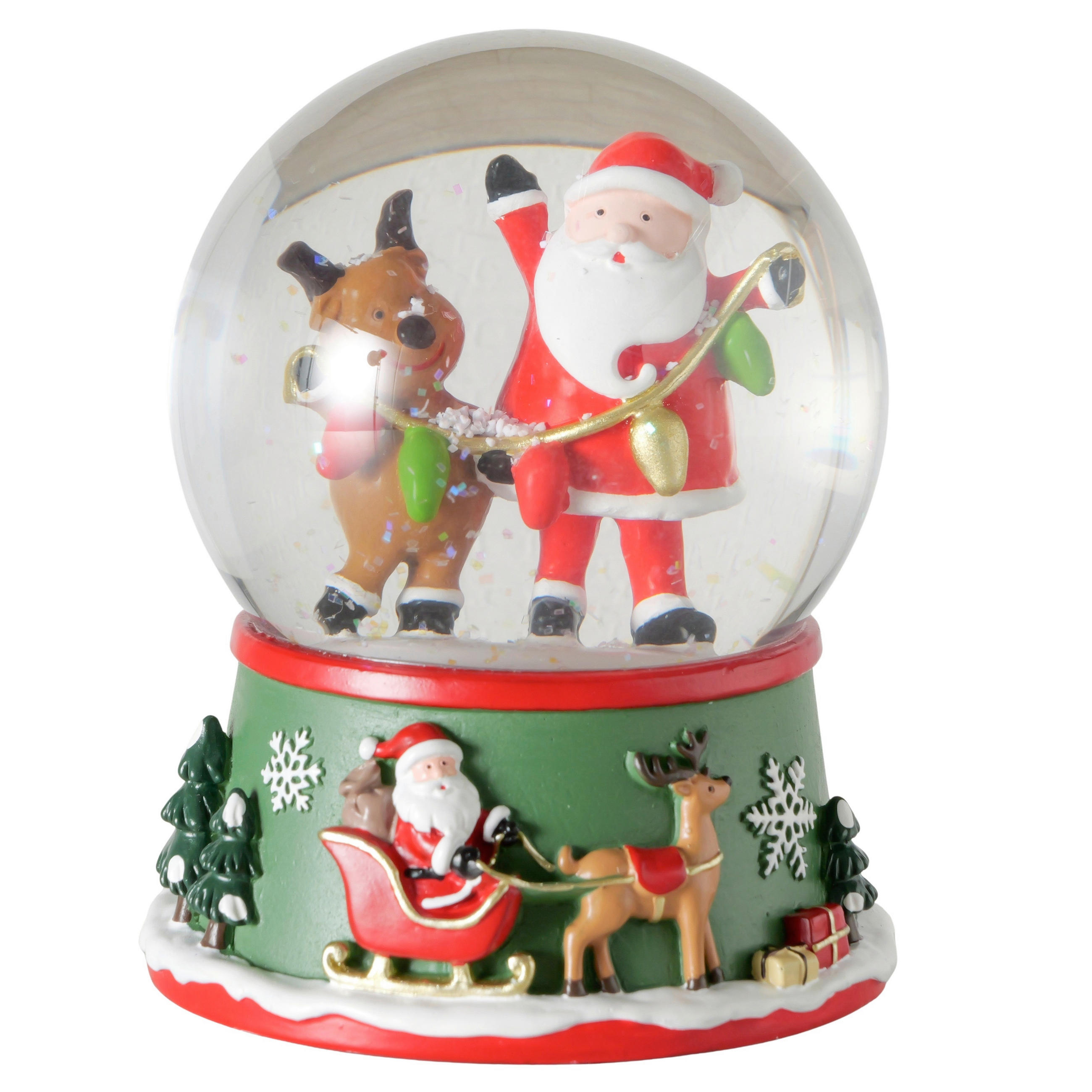 SCHNEEKUGEL  - Multicolor, Basics, Kunststoff (11/13cm)