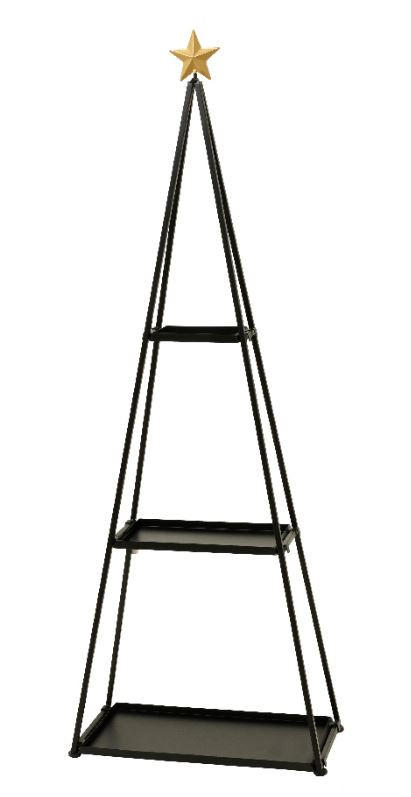 DEKORAČNÍ REGÁL, rezavá