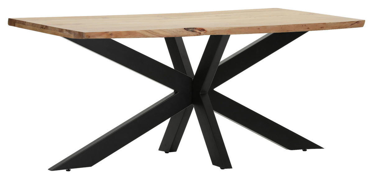 TISCHGESTELL Schwarz   - Schwarz, Design, Metall (163/72/73cm) - Landscape