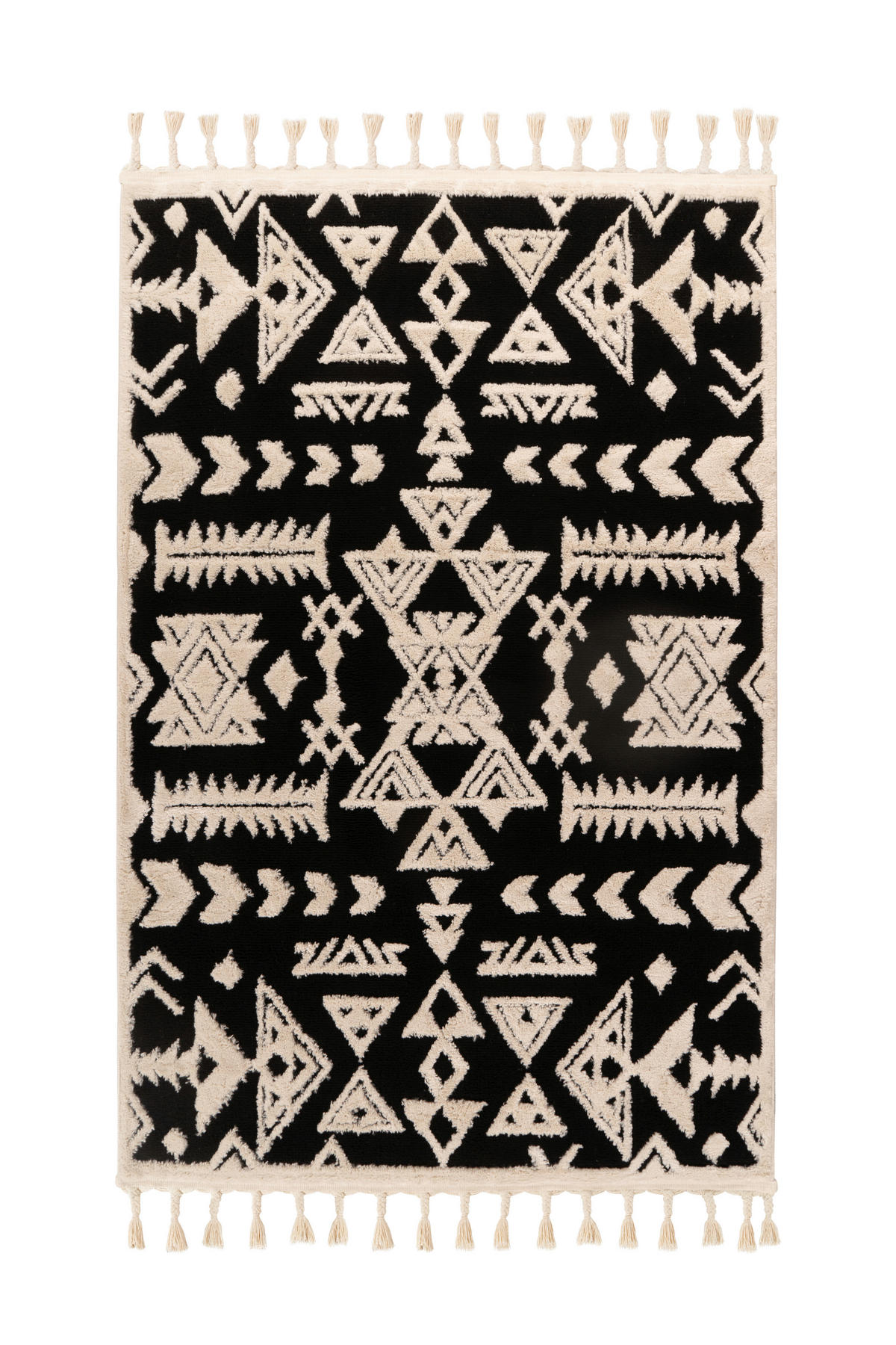 KOBEREC S VYSOKÝM VLASEM, 120/170 cm, černá - černá, Konvenční, textil (120/170cm)
