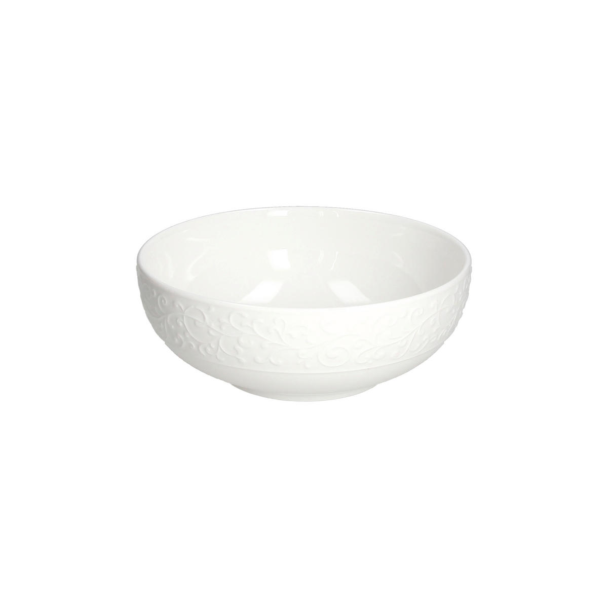 SKLEDA ZA SOLATO  Jasmin Bianco   20/7.5 cm       - bela, Basics, keramika (20/7.5cm) - Tognana