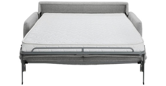SCHLAFSOFA Chenille Grau - Schwarz/Grau, Design, Textil (184/91/99cm) - Xora