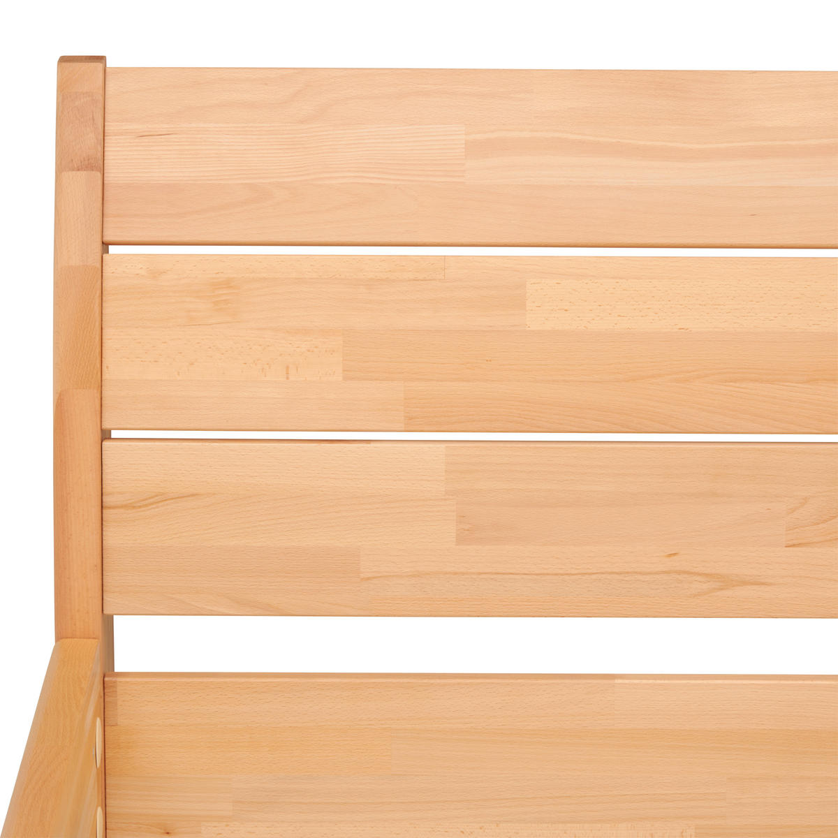 BETT 120/200 cm  in Kernbuche  - Kernbuche, MODERN, Holz (120/200cm) - MID.YOU