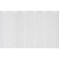 ZÁCLONA KRÁTKÁ, poloprůhledné, 45 cm - krémová, Basics, plast (45cm) - Esposa