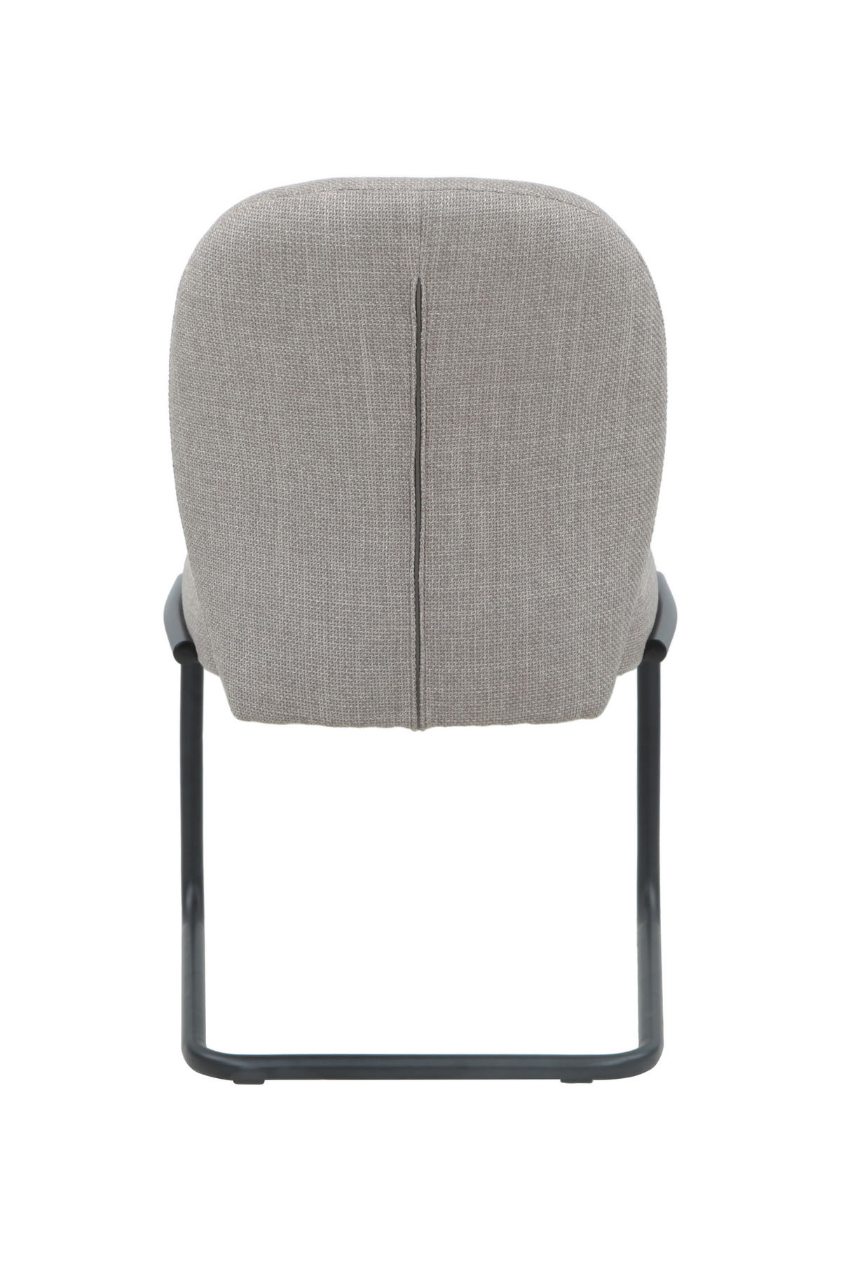 SCHWINGSTUHL-SET 2 Stück  in Stahl Webstoff  - Schlammfarben/Schwarz, MODERN, Textil/Metall (53/90/62cm) - MID.YOU