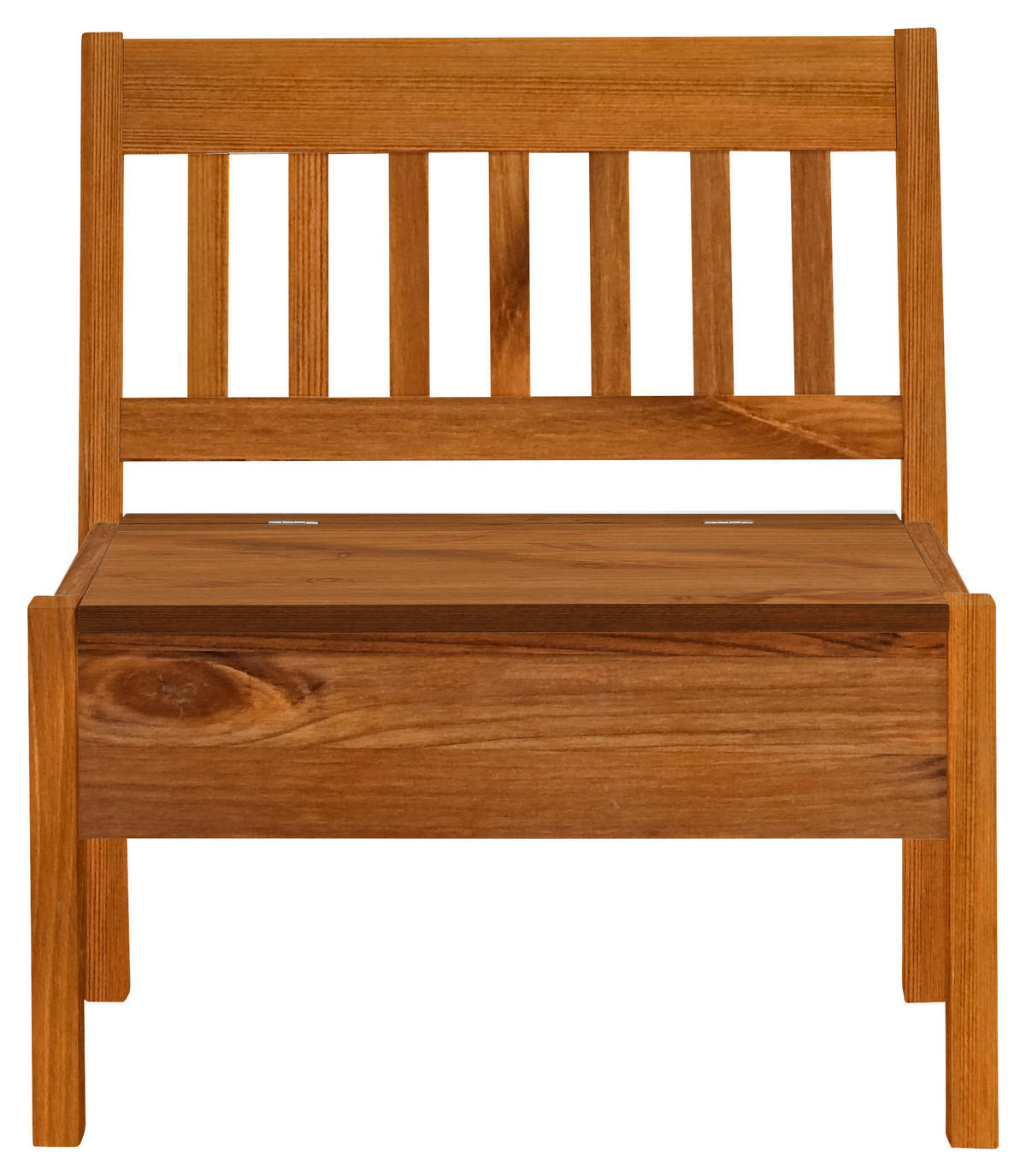 SITZBANK 83/93/58 cm Bernsteinfarben Kiefer massiv  - Bernsteinfarben, ROMANTIK / LANDHAUS, Holz (83/93/58cm) - Boxxx