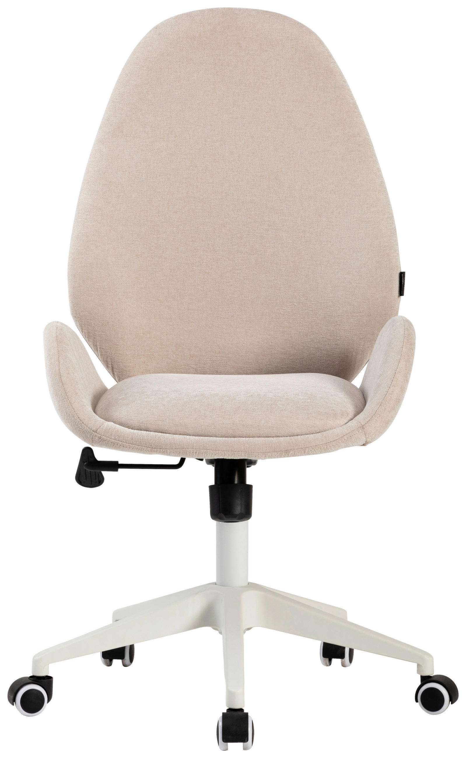 SNURRSTOL  i vävt tyg beige  - vit/beige, Modern, metall/textil (56/105-115/57cm) - Carryhome