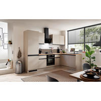 ECKKÜCHE 280/175 cm  in Seidengrau  - Eichefarben/Seidengrau, Trend, Holzwerkstoff/Metall (280/175cm) - P & B