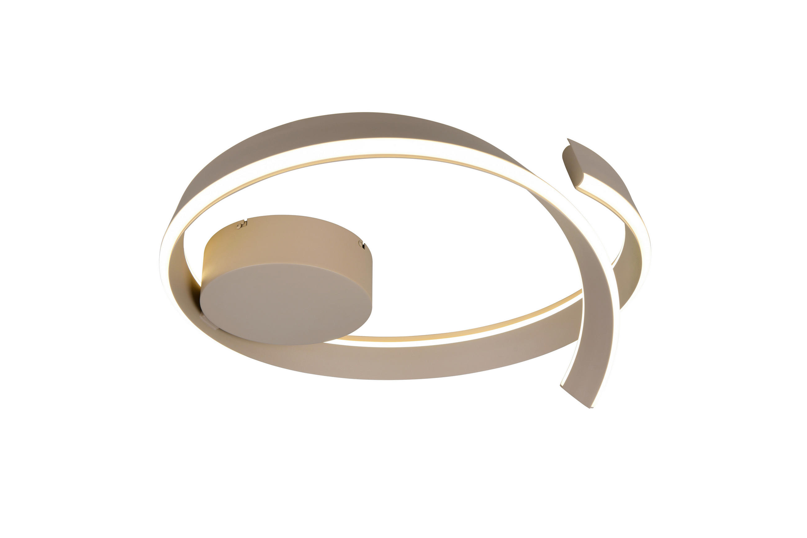 LED-DECKENLEUCHTE CIRONDA  - Beige, Design, Metall (59,5/26,5/58,7cm) - Cinque