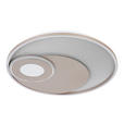 LED-DECKENLEUCHTE 50/5 cm  - Champagner/Silberfarben, Design, Kunststoff/Metall (50/5cm) - Novel