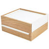 SCHMUCKBOX - Naturfarben/Weiß, Design, Holz/Metall (22,1/11,9/25,9cm) - Umbra
